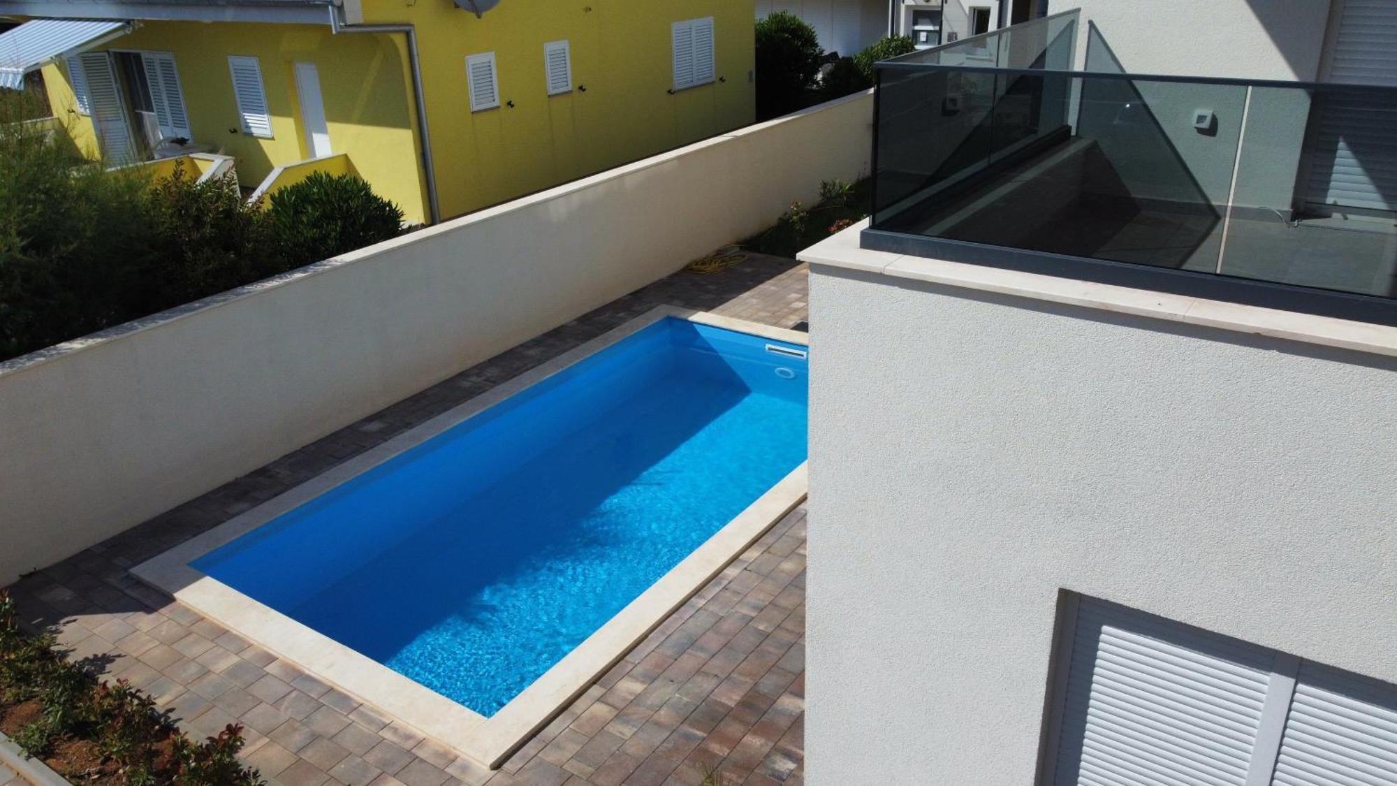 Apartment Relex With Pool & Jacuzzi Привлака Екстер'єр фото